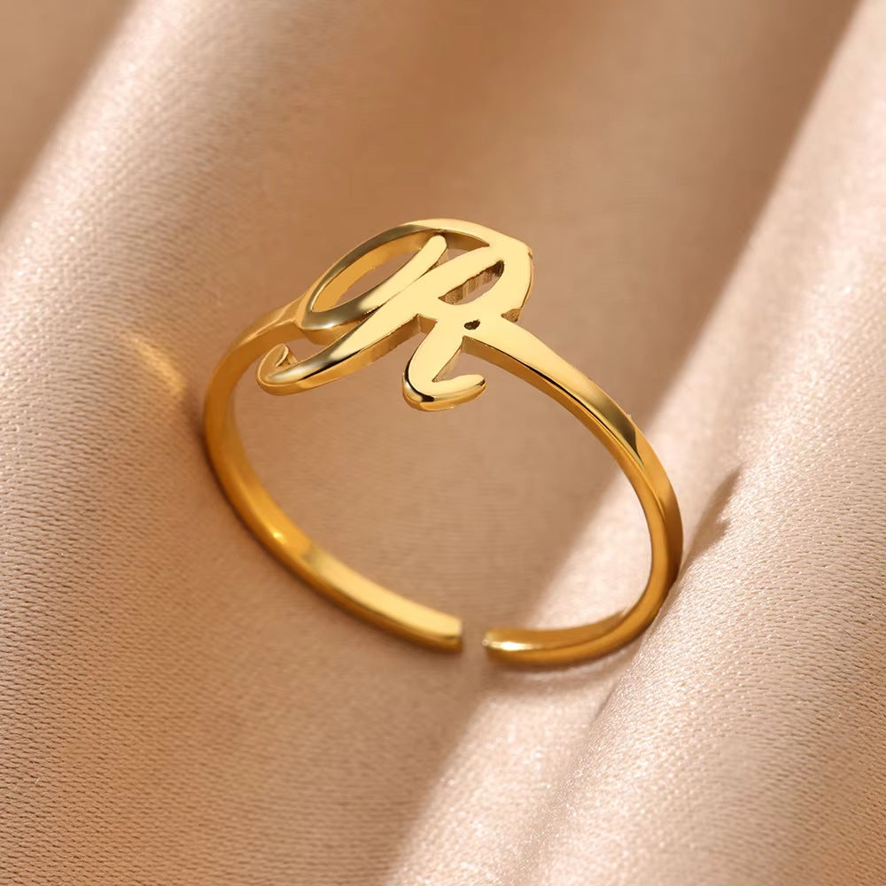 Anillo Inicial-Elige tu letra